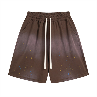 Men's Basketball Sweat Shorts in Navy/light Grey