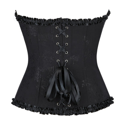 < img src="model.jpg" alt=  Lace Corset Top Sexy  Body Shaping Clothes